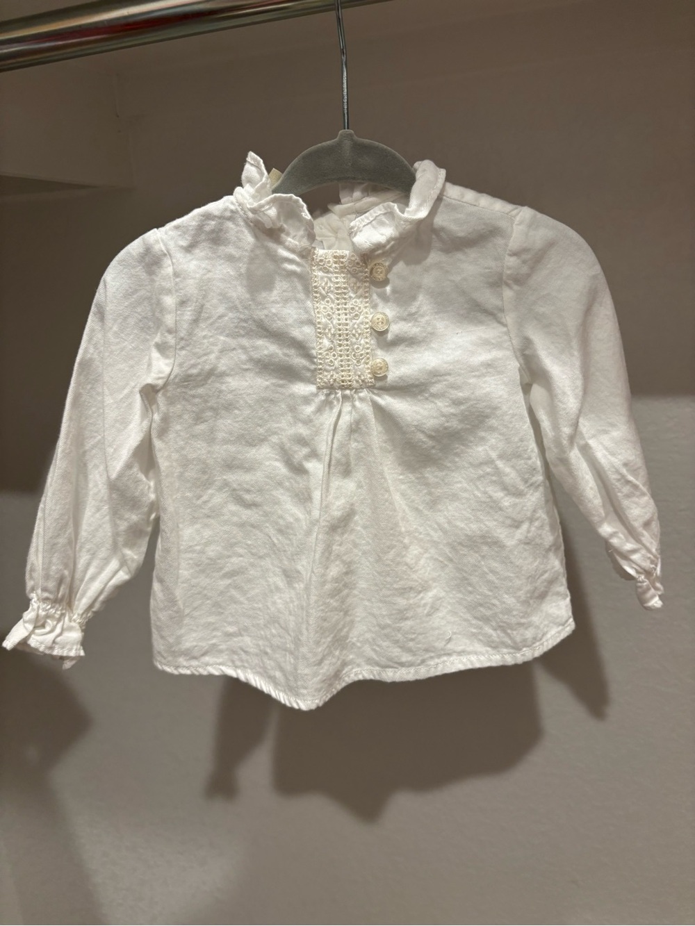 Nanos Baby Dress Blouse size 9 months